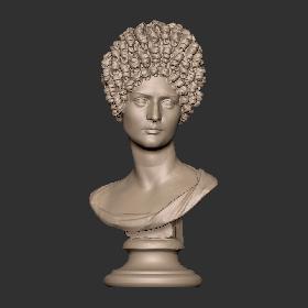 Portrait Bust of a Flavian Woman